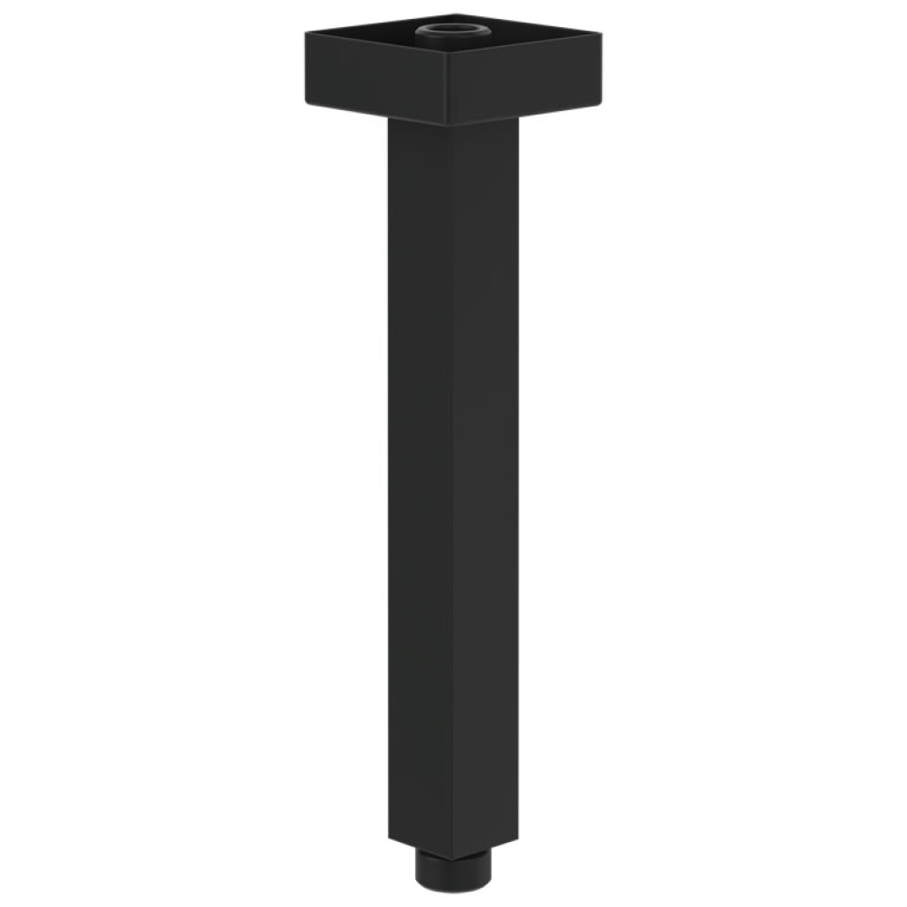 Cutout image of Villeroy & Boch Universal Matt Black Square Ceiling Shower Arm